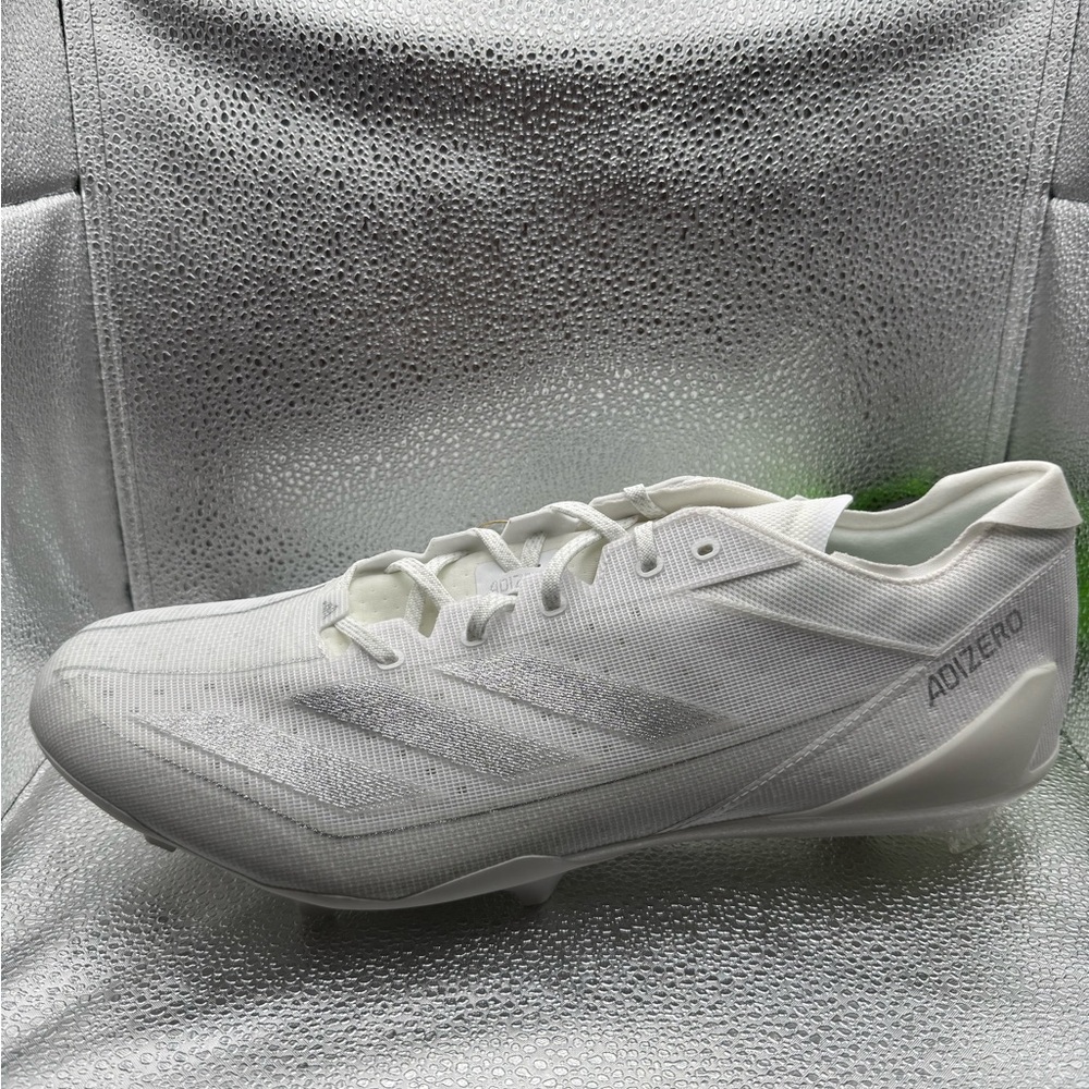 Adidas Adizero Electric Men's White Football Cleats - NWT Size 18